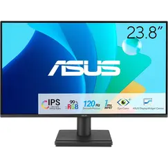 ASUS VA24DQSB - Monitor LED - 24" (23.8" visível) - 1920 x 1080 Full HD (1080p) @ 75 Hz - IPS - 250 cd/m² - 1000:1 - 5 ms - HDMI, VGA, DisplayPort - a