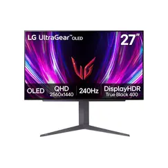 OLED 4ª Gen,  4K, DualMode 240/480Hz, HDMI 2.1, DP 2.1 UHBR20, USBC-90W, DisplayHDR True Black 500, AI Upscalling, AI Scene Optimization, AI Sound