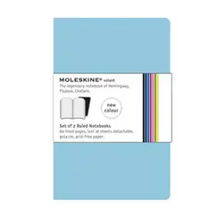 Volant XS Pautado Moleskine Azul Claro 2un