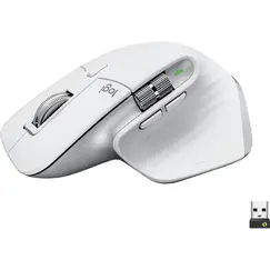 Logitech Master Series MX Anywhere 3S for Mac - Rato - 6 botões - sem fios - Bluetooth - cinza pálido