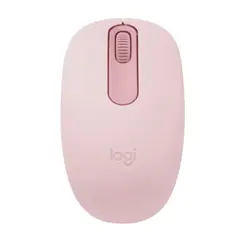 Logitech M196 - Rato - destros e canhotos - óptico - 3 botões - sem fios - Bluetooth - rosa