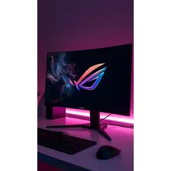 ASUS ROG Swift OLED PG48UQ - Monitor OLED - gaming - 47.53" - 3840 x 2160 4K @ 138 Hz - 450 cd/m² - 135000:1 - HDR10 - 4xHDMI, DisplayPort - altifalan