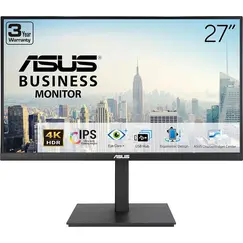 ASUS VA27DQSB - Monitor LED - 27" - 1920 x 1080 Full HD (1080p) @ 75 Hz - IPS - 250 cd/m² - 1000:1 - 5 ms - HDMI, VGA, DisplayPort - altifalantes - pr