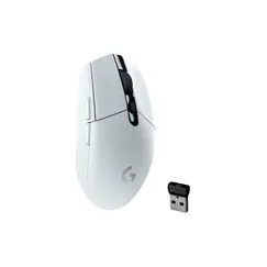 Logitech G G305 - Rato - óptico - 6 botões - sem fios - 2.4 GHz - receptor sem fio USB - branco