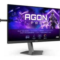 AOC AGON PRO AG256FS - AG6 Series - monitor LED - gaming - 25" (24.5" visível) - 1920 x 1080 Full HD (1080p) @ 390 Hz - Fast IPS - 400 cd/m² - 1000:1