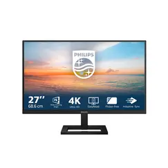 Philips 27E1N1900AE - 1000 Series - monitor LED - 27" - 3840 x 2160 4K UHD (2160p) @ 60 Hz - IPS - 350 cd/m² - 1000:1 - HDR10 - 4 ms - 2xHDMI, USB-C