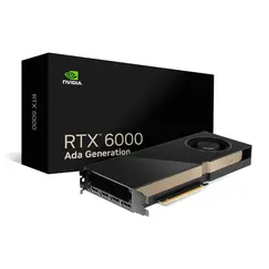 NVIDIA RTX - Cartão gráfico - NVIDIA RTX 6000 Ada - 48 GB GDDR6 - PCIe 4.0 x16 - 4 x DisplayPort - retalho