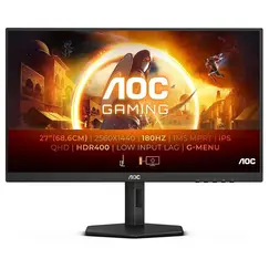 AOC Gaming Q27G4XN - G4 Series - monitor LED - gaming - 27" - 2560 x 1440 QHD @ 180 Hz - Fast VA - 300 cd/m² - 5000:1 - HDR10 - 0.5 ms - 2xHDMI, Displ