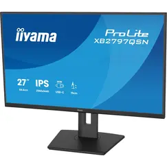 iiyama ProLite XUB2797QSN-B1 - Monitor LED - 27" - 2560 x 1440 WQHD @ 100 Hz - IPS - 250 cd/m² - 1300:1 - 1 ms - HDMI, DisplayPort, USB-C - altifalant