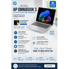 HP OmniBook 3 16-by0015npx Ryzen 7 160 16.0INCH 2K 16GB 512GB PCIe AMD Radeon 680M Graphics NoOS
