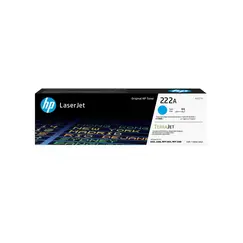 HP 222A - Azul cyan - original - LaserJet - cartucho de toner (W2221A) - para Color LaserJet Pro MFP 3302fdn