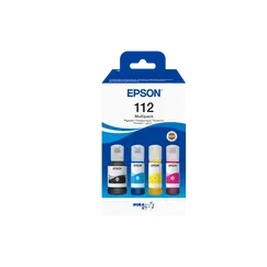 Epson 112 Multipack - Pack de 4 - preto, amarelo, azul cyan, magenta - original - caixa pendurada - recarga de tinta