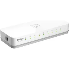 D-Link DES 1008C - Interruptor - sem gestão - 8 x 10/100