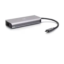 C2G USB-C 4.0 6-in-1 Mini Docking Station with HDMI, USB-A, Ethernet, and USB-C 85W- 8K 60HZ - Estação de engate - USB-C / Thunderbolt 3 - HDMI - 1GbE