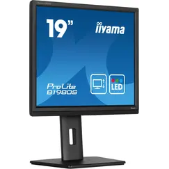 iiyama ProLite E1980S-B1 - Monitor LED - 19" - 1280 x 1024 @ 75 Hz - TN - 250 cd/m² - 1000:1 - 3 ms - HDMI, DisplayPort - altifalantes - preto opaco