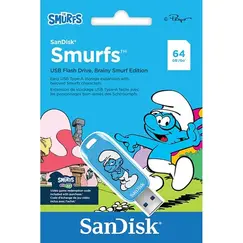 SanDisk Smurfs - Brainy Smurf Edition drive flash USB - 64 GB - USB 3.2 Gen 1