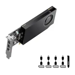 Dell NVIDIA RTX A1000 8 GB GDDR6 half height PCIe 4.0x8 4 mDP Graphics Card