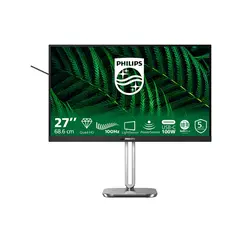 Philips 27B2G5601 - 5000 Series - monitor LED - USB - 27" - 2560 x 1440 QHD @ 100 Hz - IPS - 1500:1 - HDMI, DisplayPort, USB-C - altifalantes - prata,
