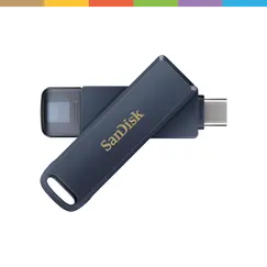 SanDisk Phone Drive - Drive flash USB - 512 GB - USB-C 3.2 Gen 1 - azul marítimo