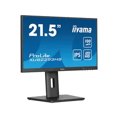 iiyama ProLite XUB2293HS-B3 - Monitor LED - 21.5" - 1920 x 1080 Full HD (1080p) @ 75 Hz - IPS - 250 cd/m² - 1000:1 - 3 ms - HDMI, VGA, DisplayPort - a