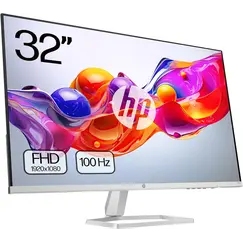 HP 532sf - 5 Series - monitor LED - 32" (31.5" visível) - 1920 x 1080 Full HD (1080p) @ 100 Hz - IPS - 300 cd/m² - 3000:1 - 7 ms - 2xHDMI, VGA - supor