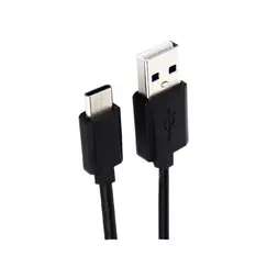 Cabo USB-A 2.0 Macho/USB-C Macho 2.0 1m Preto