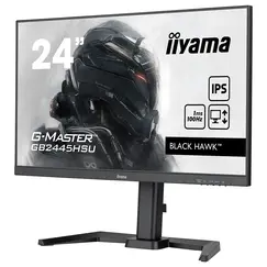 iiyama G-MASTER Black Hawk GB2445HSU-B2 - Monitor LED - 24" - 1920 x 1080 Full HD (1080p) @ 100 Hz - IPS - 300 cd/m² - 1300:1 - 1 ms - HDMI, DisplayPo