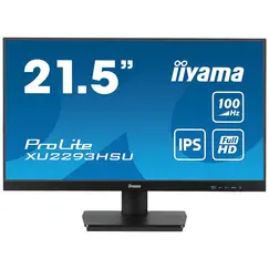 iiyama ProLite XU2293HSU-B7 - Monitor LED - 22" (21.5" visível) - 1920 x 1080 Full HD (1080p) @ 100 Hz - IPS - 300 cd/m² - 1000:1 - 1 ms - HDMI, Displ