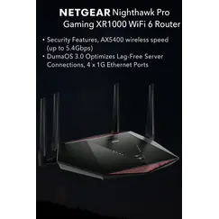NETGEAR Nighthawk RS600 - Roteador sem fio - até 3300 pés quadrados switch de 4 portas - 10GbE, Wi-Fi 7 Multi-Banda