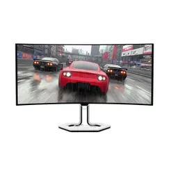 Lenovo Legion PRO 34WD-10 - Monitor OLED - gaming - curvo - 34" (33.94" visível) - 3440 x 1440 @ 240 Hz - 1300 cd/m² - 1500000:1 - DisplayHDR 400 True