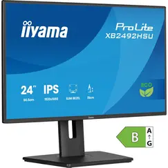 iiyama ProLite XB2492HSU-B1 - Monitor LED - 24" (23.8" visível) - 1920 x 1080 Full HD (1080p) @ 120 Hz - IPS - 300 cd/m² - 1500:1 - 3 ms - HDMI, Displ