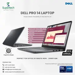 Dell Pro 14 PC14250 - AI PC - Intel Core Ultra 5 - 235U / até 4.9 GHz - vPro Enterprise - Win 11 Pro - Intel Graphics - 16 GB RAM - 512 GB SSD NVMe