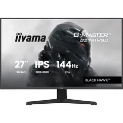 iiyama G-MASTER Black Hawk GB2745HSU-B2 - Monitor LED - 27" - 1920 x 1080 Full HD (1080p) @ 100 Hz - IPS - 300 cd/m² - 1300:1 - 1 ms - HDMI, DisplayPo