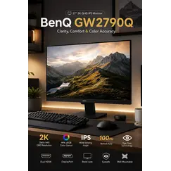 BenQ GW2486TC - Monitor LED - 23.8" - 1920 x 1080 Full HD (1080p) @ 100 Hz - IPS - 250 cd/m² - 1300:1 - 5 ms - HDMI, DisplayPort, USB-C - altifalantes