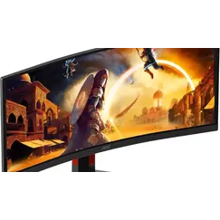AOC CU34E4CW - Monitor LED - curvo - USB - 34" - 3440 x 1440 UWQHD - VA - 350 cd/m² - 3500:1 - HDR10 - 4 ms - 2xHDMI, DisplayPort - altifalantes - pre