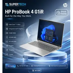 HP ProBook 4 G1i Notebook - AI PC - design de dobradiças de 177 graus - Intel Core Ultra 5 - 225U / até 4.8 GHz - Win 11 Pro - Intel Graphics - 16 GB