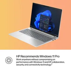 HP ProBook 4 G1iR Notebook - Design de dobradiças de 177 graus - Intel Core 5 - 120U / até 5 GHz - Win 11 Pro - Intel Graphics - 16 GB RAM - 512 GB SS