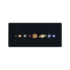 Tapete para Rato e Teclado Gaming 80x30cm Planetas