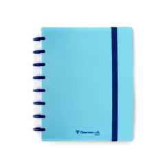 Caderno EcoSmart Classroom A5 PP Ambar Azul 100Fls
