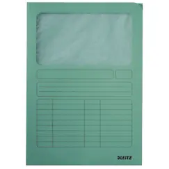 Pastas Protocolo (3950-00-50) com Janela Verde Cx 100un