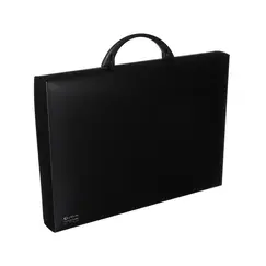 Pasta Porta Desenhos PVC A4 c/Pega Preto