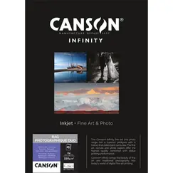 Papel A4 220g Canson Infinity Rag Photograph Duo 100% 10Fls