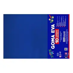 Placa de Goma EVA 40x60cm Azul 1un