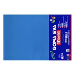 Placa de Goma EVA 40x60cm Azul Claro 1un