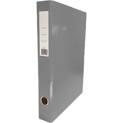 Pasta Arquivo L/E 2 Argolas 320x290x40mm Cinza