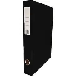 Pasta Arquivo L/E 2 Argolas 320x290x40mm Preto