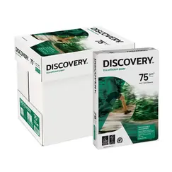 Papel 075gr Fotocopia A4 Discovery by Navigator 5x500 Folhas