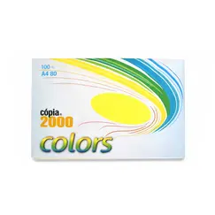 Papel Fotocopia 4 Cores Fluorescentes A4 080gr 4x25=100Fls