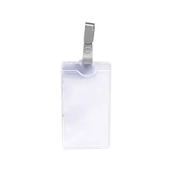 Porta-Nomes Vertical 62x108mm Mola Cinza 12un