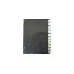 Pasta Assinaturas Leitz 5824 - A-Z Divisoes Preto